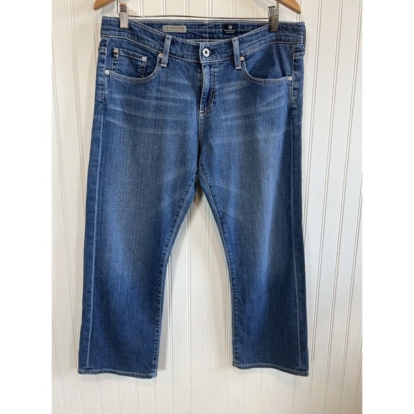 Adriano Goldschmied The Tomboy Crop 32 Relaxed Straight Crop Jeans Women's - Picture 1 of 14